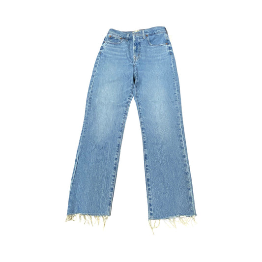 Jeans Straight By Madewell In Blue Denim, Size:6