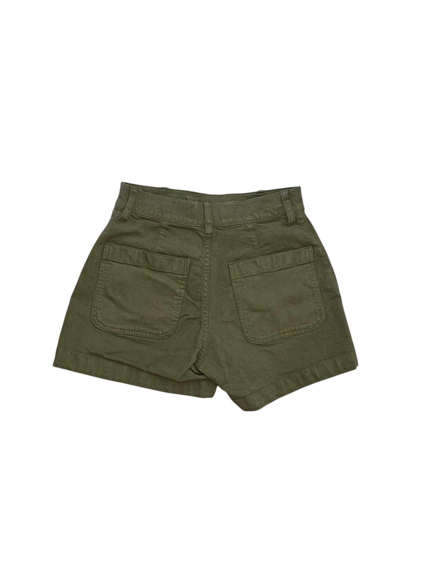 Shorts By Madewell In Green Denim, Size:0