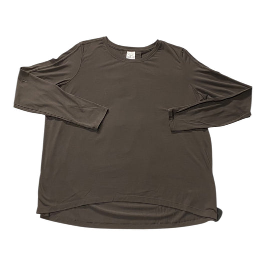 Athletic Top Ls Crewneck By Athleta In Brown, Size:S