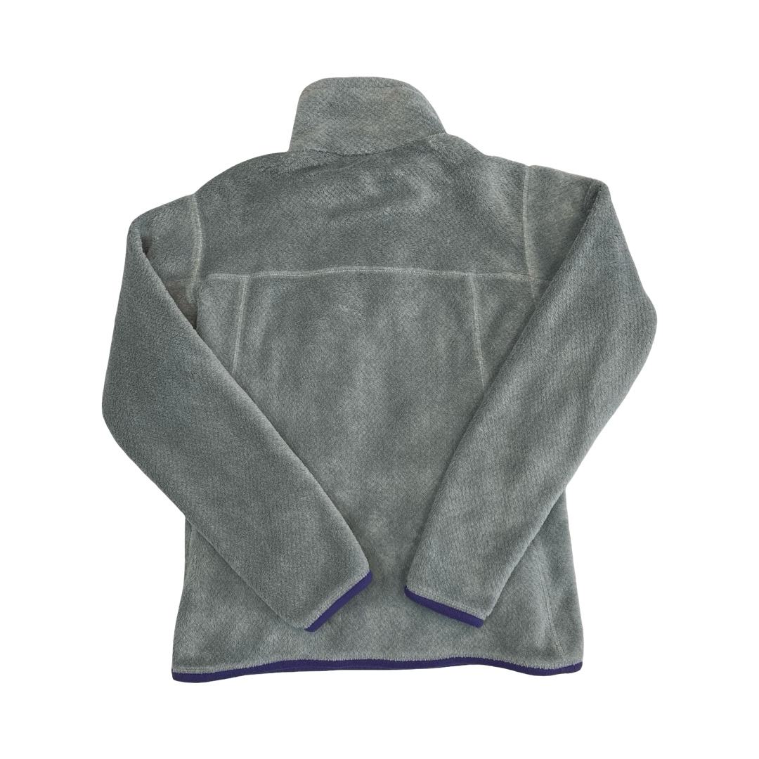 Athletic Fleece By Patagonia In Grey & Purple, Size:S