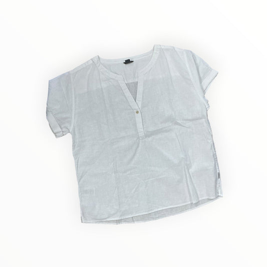 Top Ss By Eddie Bauer In White, Size:M