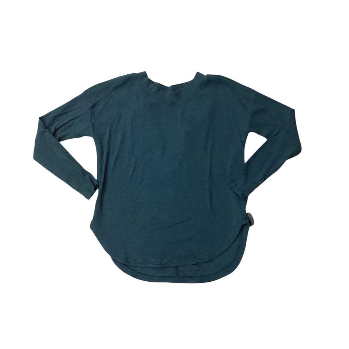 Athletic Top Ls Collar By Athleta In Green, Size:M