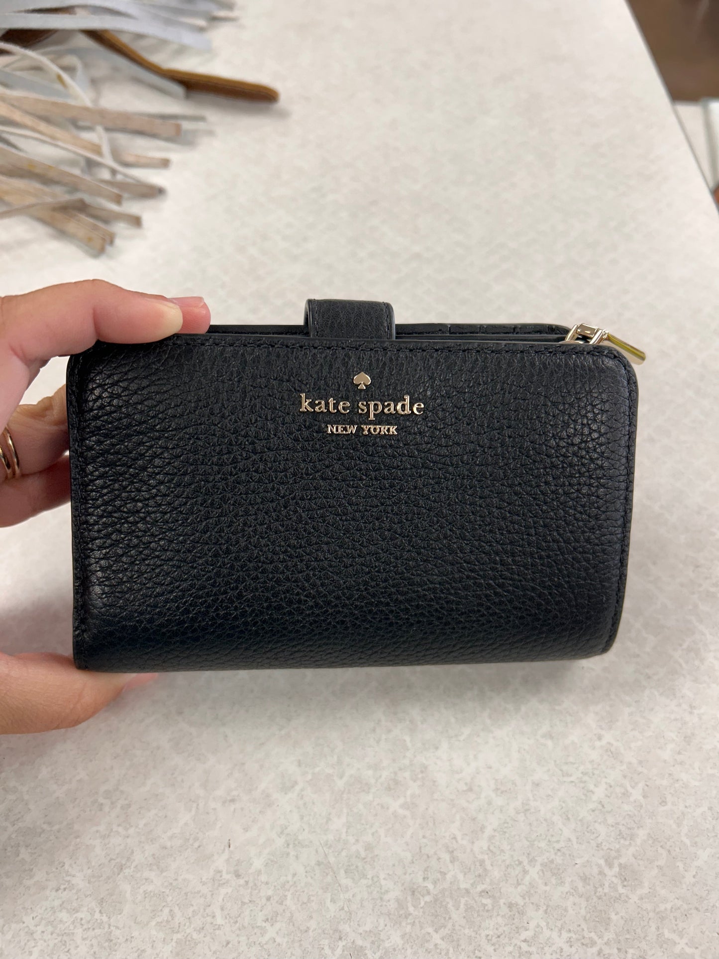 Wallet Designer By Kate Spade In Black, Size:Medium