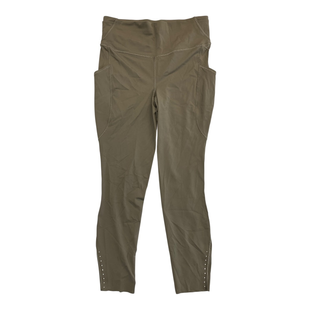 Athletic Leggings By Lululemon In Taupe, Size:10