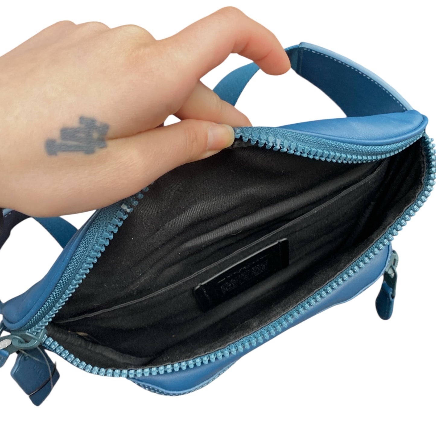 Belt Bag Designer By Coach In Teal, Size:Large