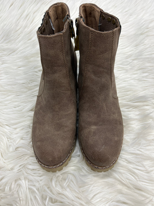 Boots Ankle Heels By Blowfish In Brown, Size:7.5