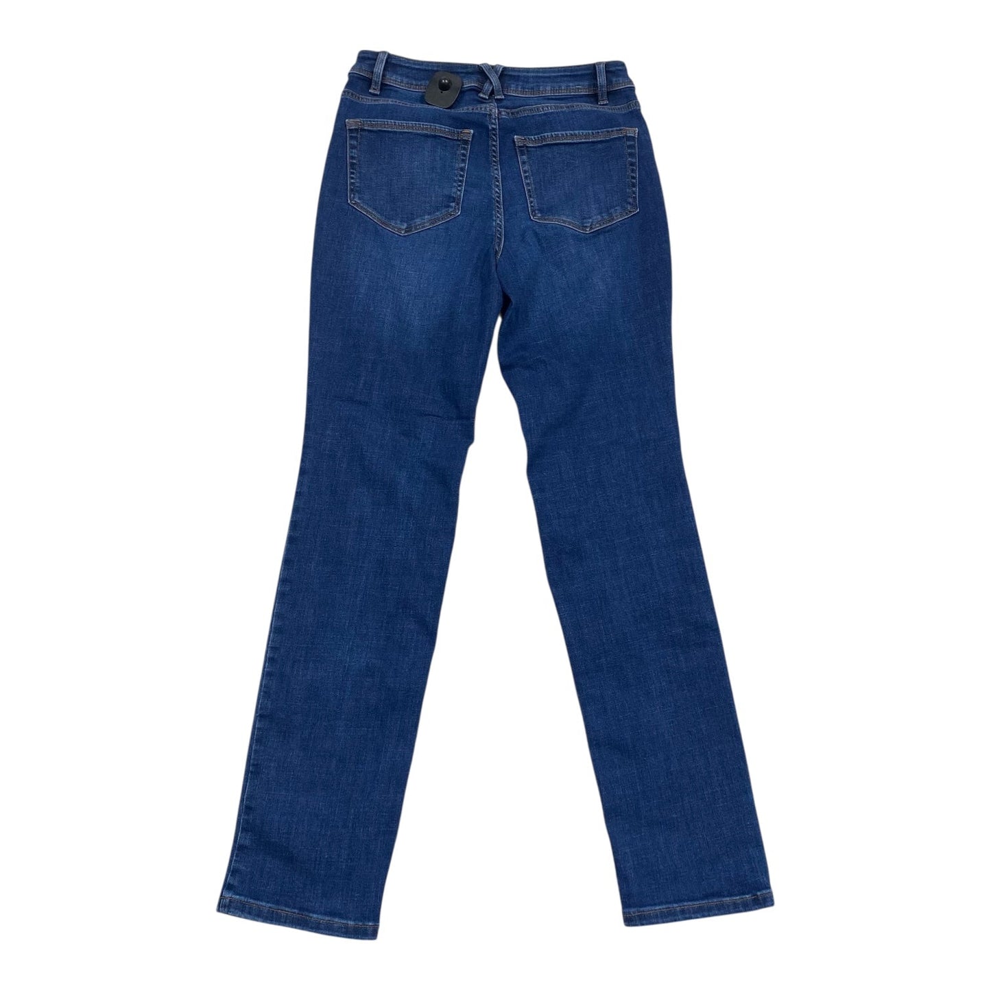 Jeans Straight By J. Jill In Blue Denim, Size:4