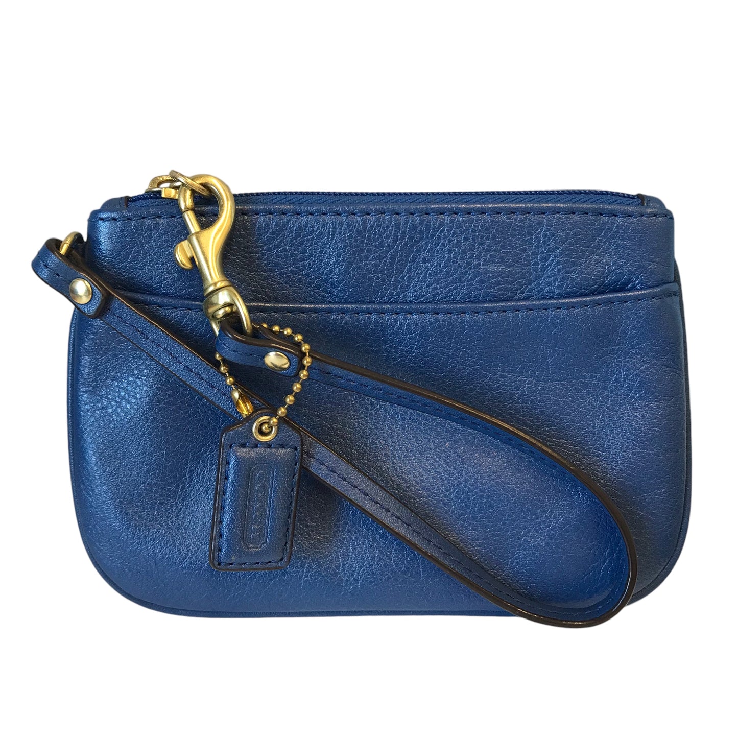 Wristlet Designer By Coach In Blue, Size:Small