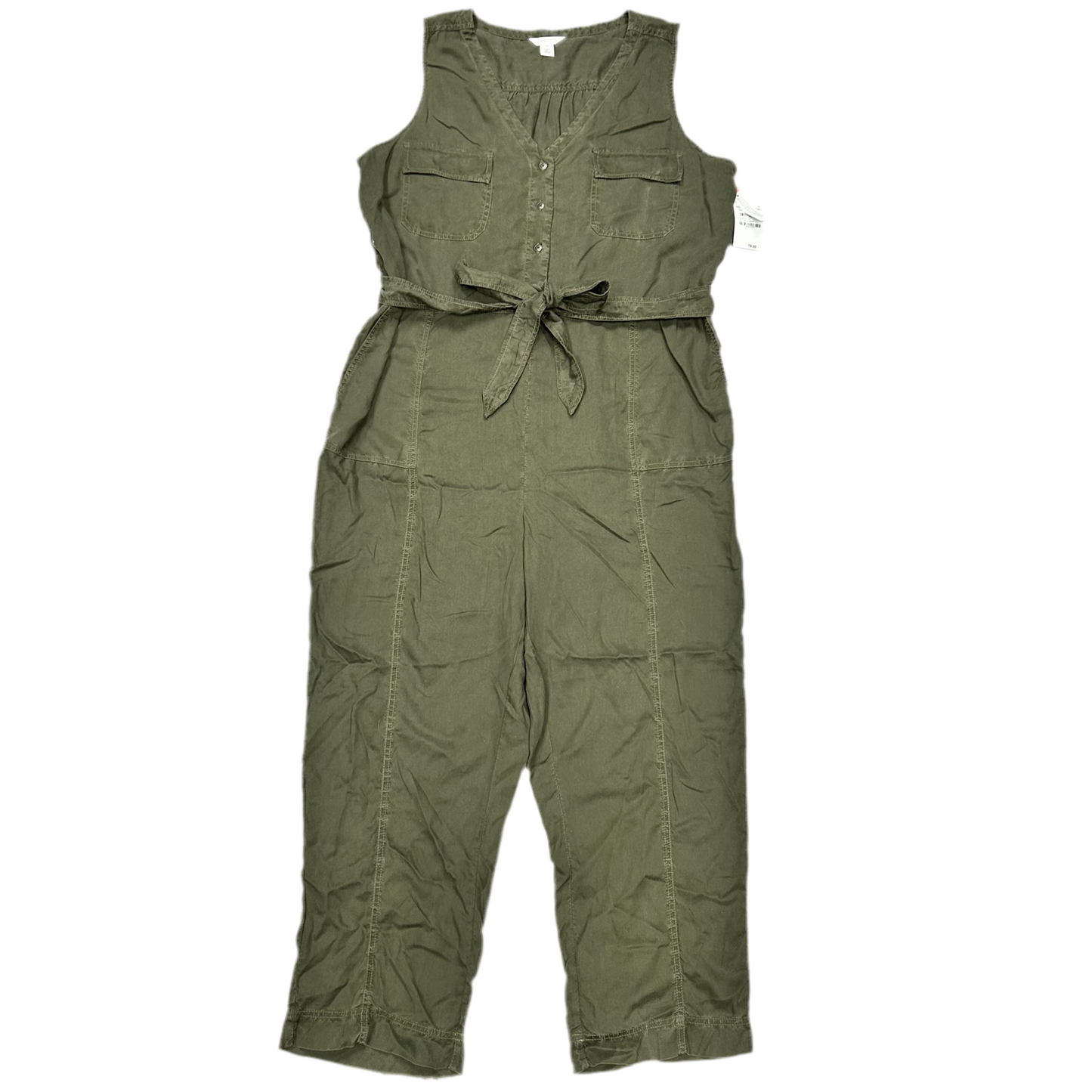 Jumpsuit By Caslon In Green, Size: Xxl