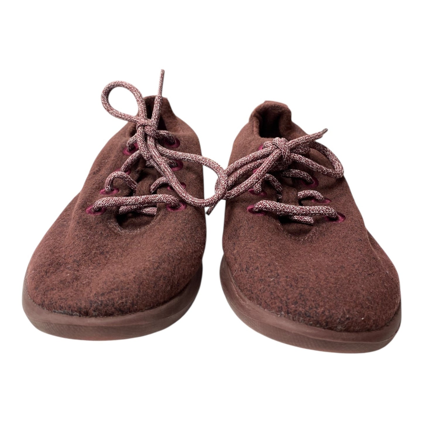 Shoes Flats By Allbirds In Maroon, Size:10