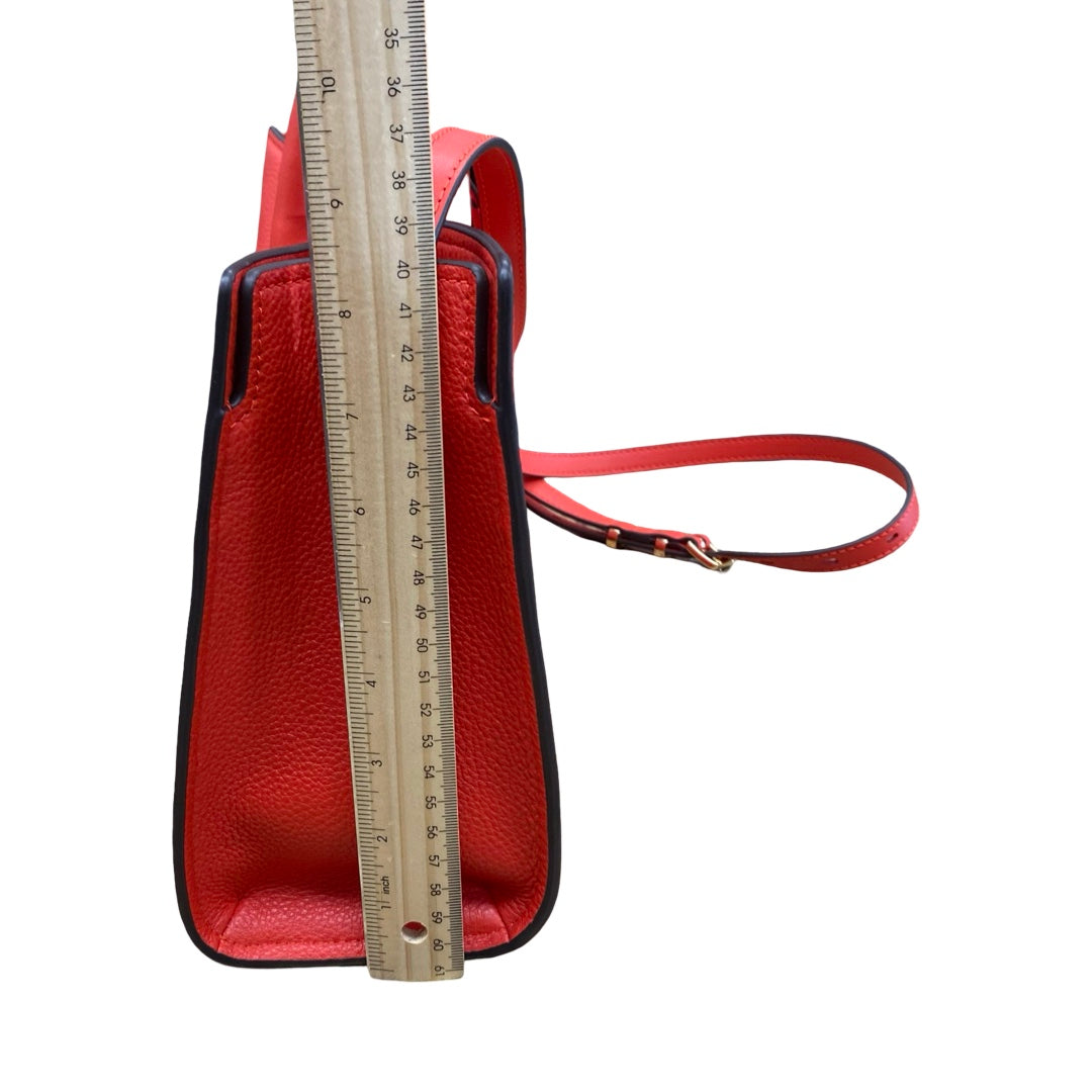 Handbag Designer By Michael Kors In Red, Size:Medium