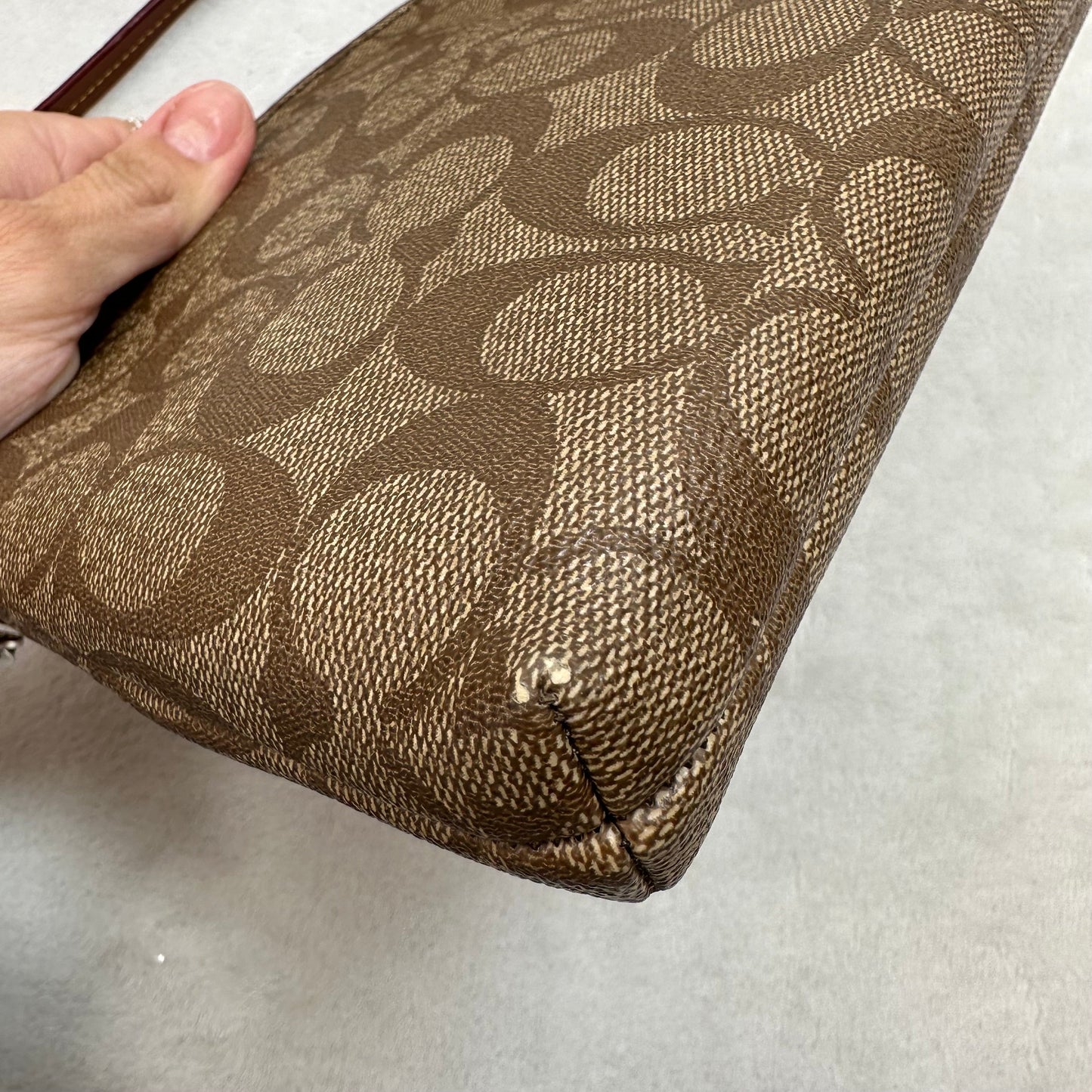 Clutch Designer By Coach, Size: Small