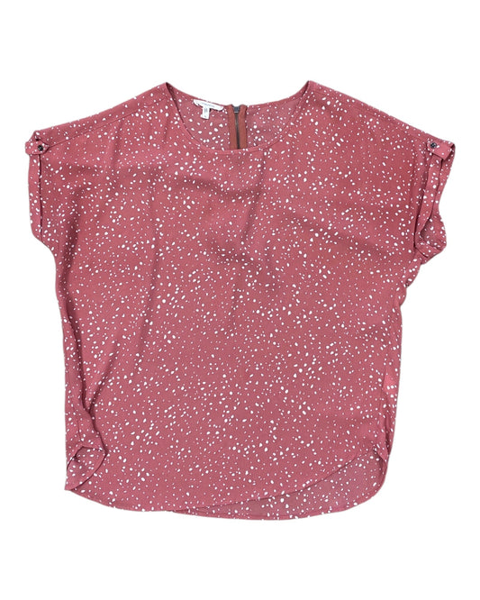 Blouse Ss By Maurices In Pink, Size:S