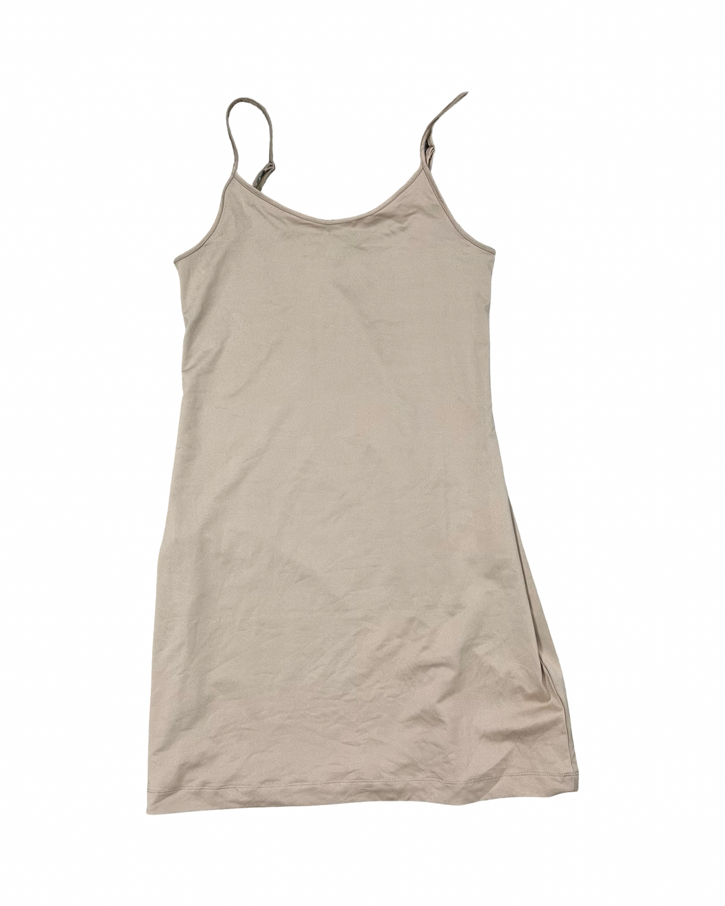 Dress Casual Midi By Banana Republic In Tan, Size:M