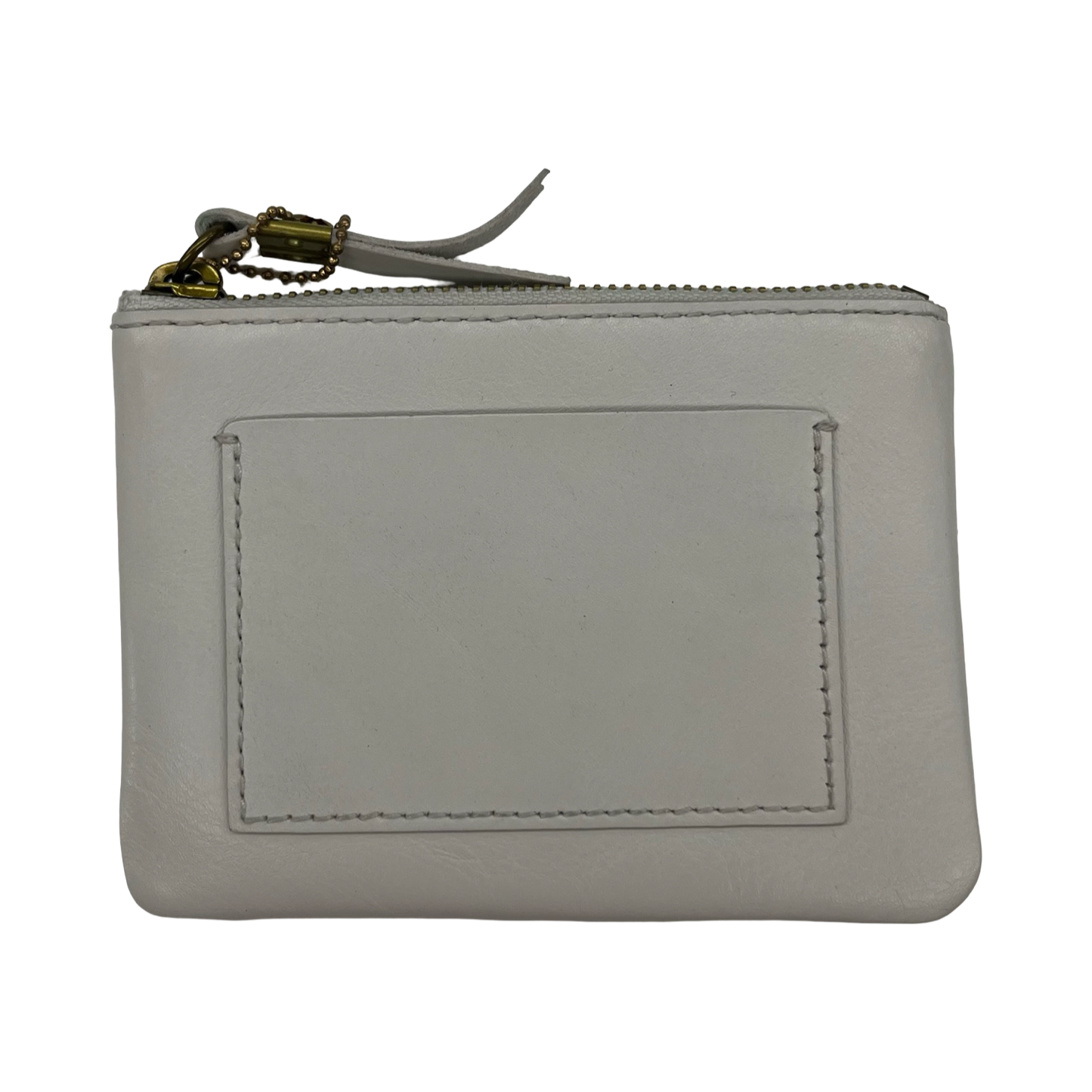 Wallet Leather By Madewell In Ivory, Size:Medium