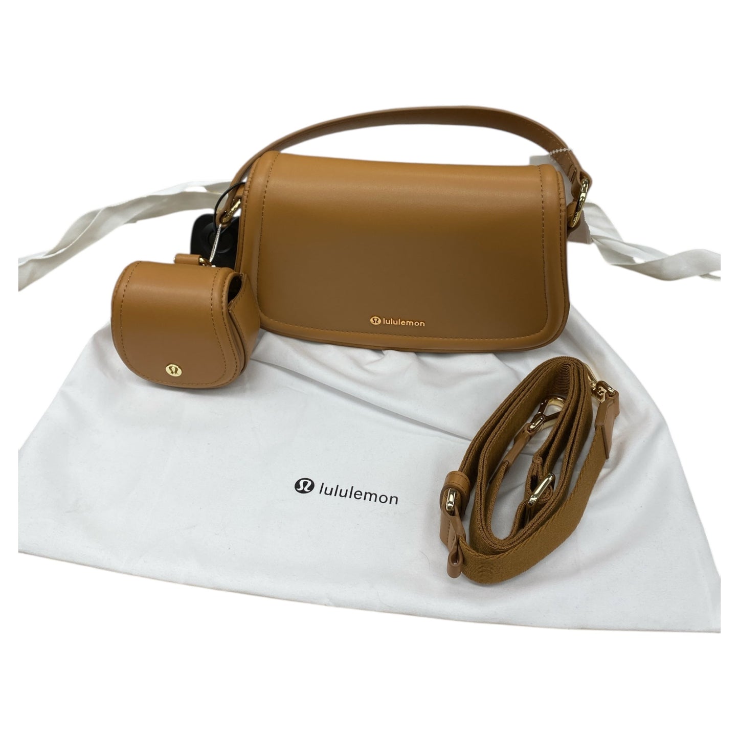 Handbag By Lululemon In Brown, Size:Small