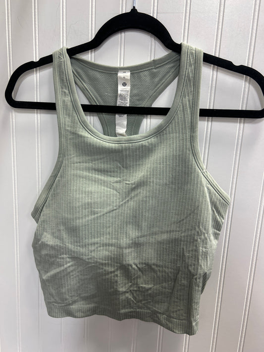 Athletic Tank Top By Lululemon In Green, Size:10