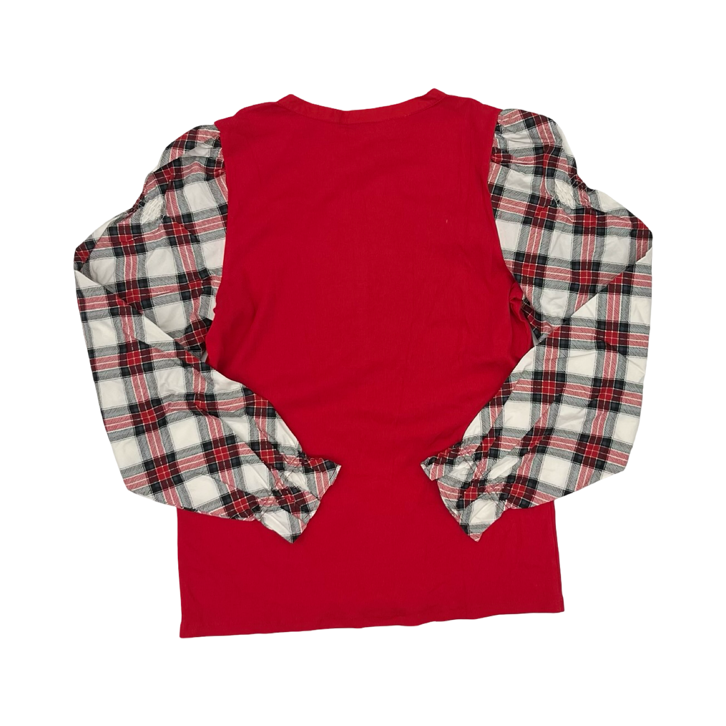 Blouse Ls By Loft In Red, Size:L