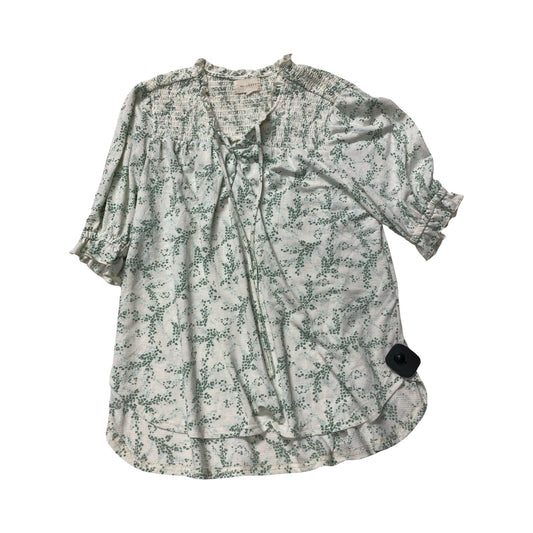 Top Ss By Melloday In Green & White, Size:M