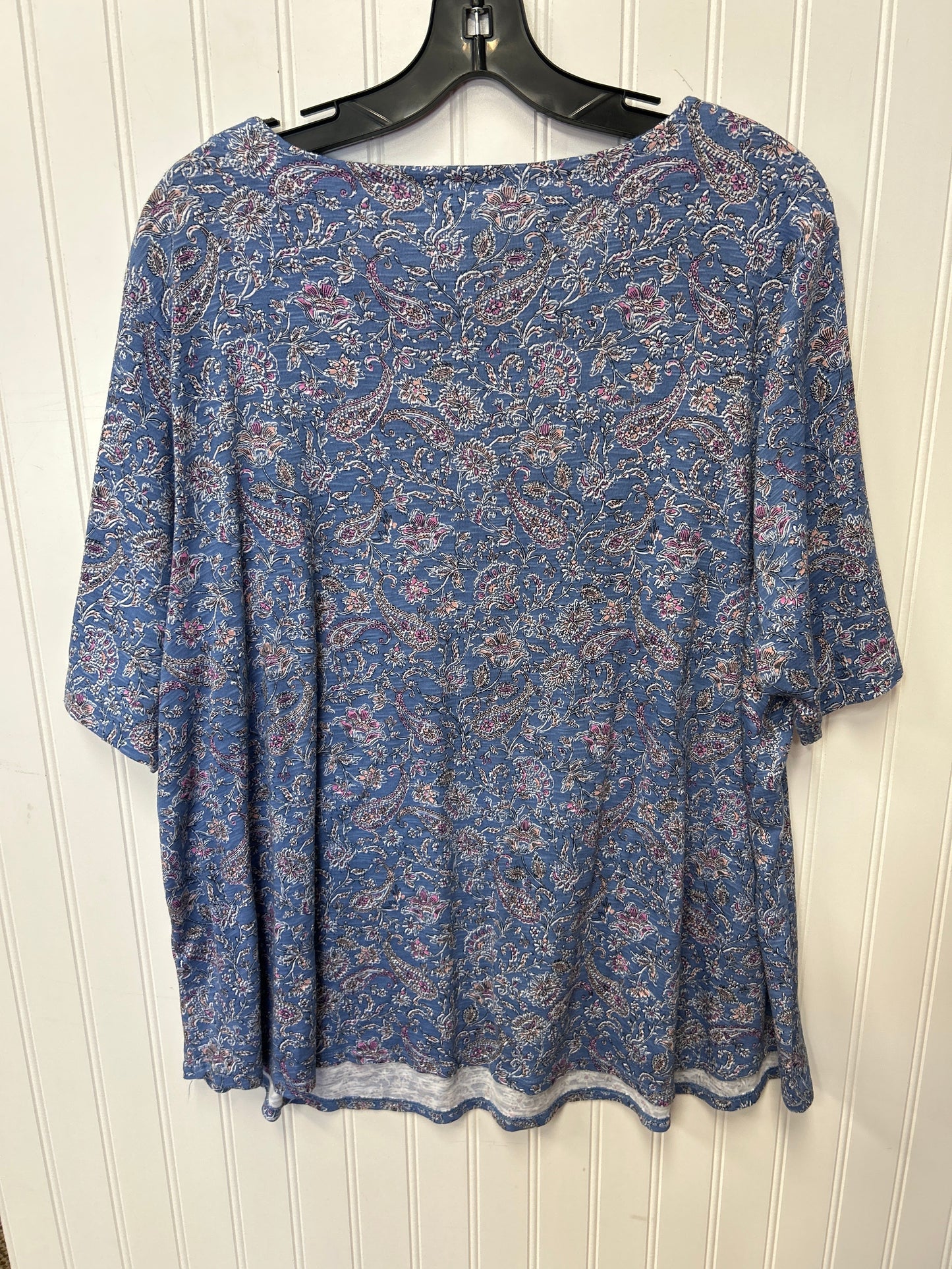 Top Ss By J. Jill In Blue, Size:2X