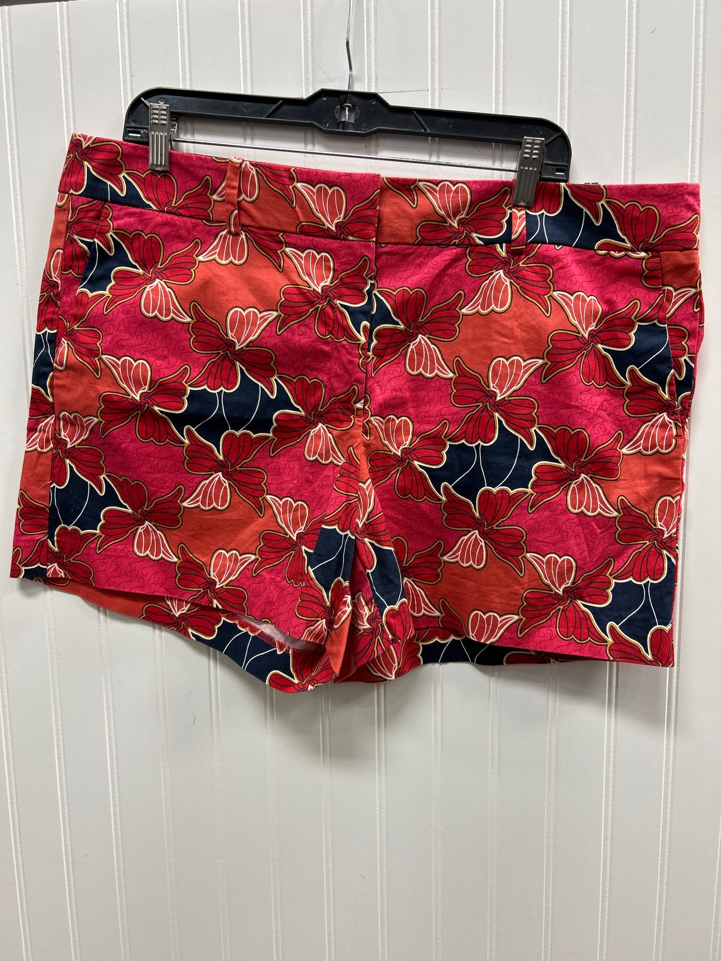 Shorts By Ann Taylor In Floral Print, Size:16