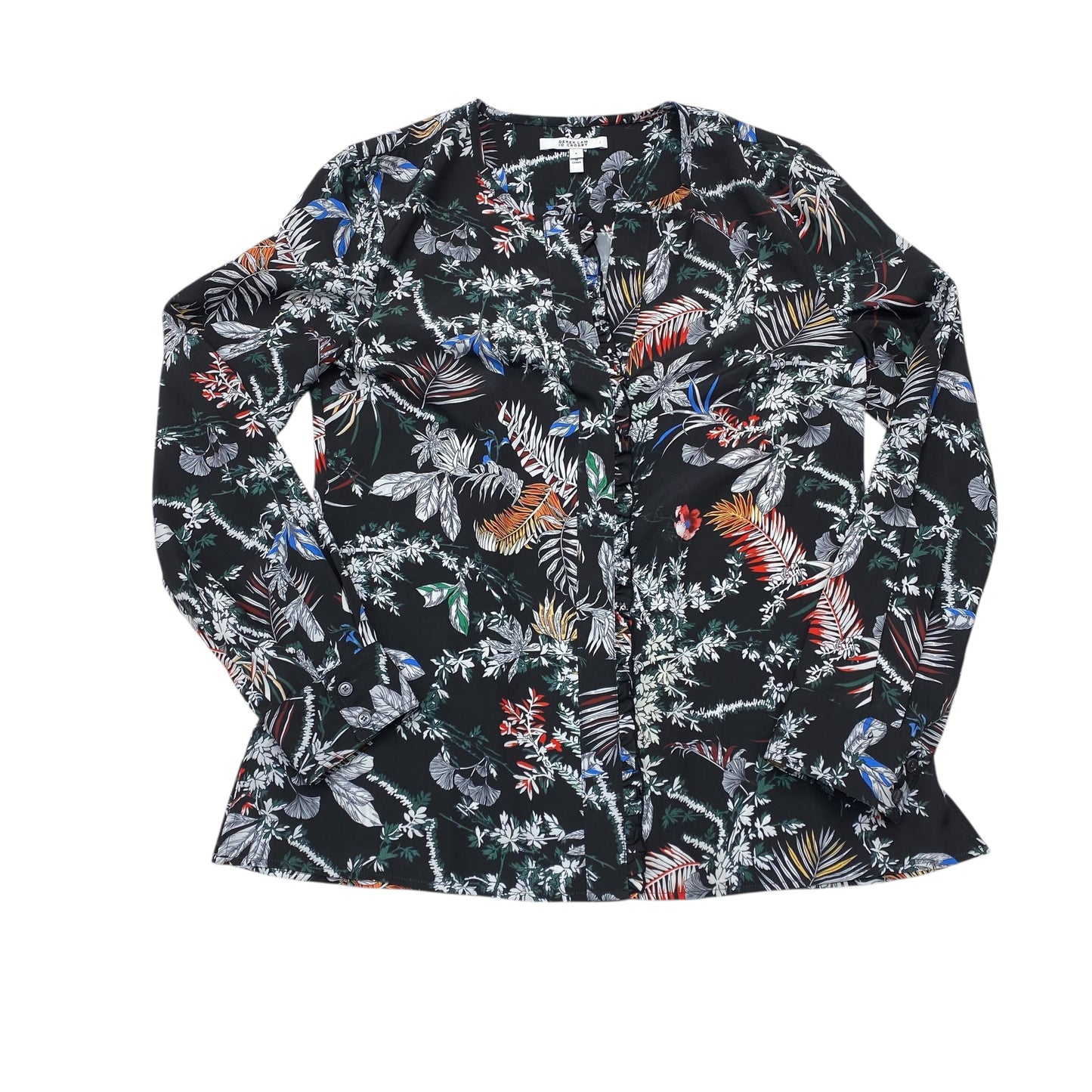 Top Ls Designer By Derek Lam In Floral Print, Size:M
