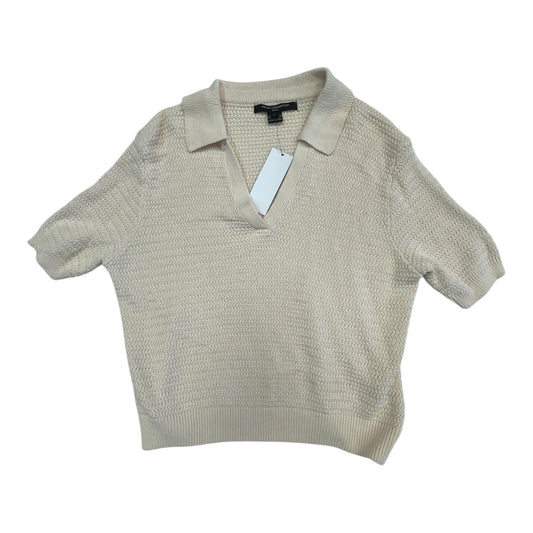 Top Ss By French Connection In Cream, Size:L