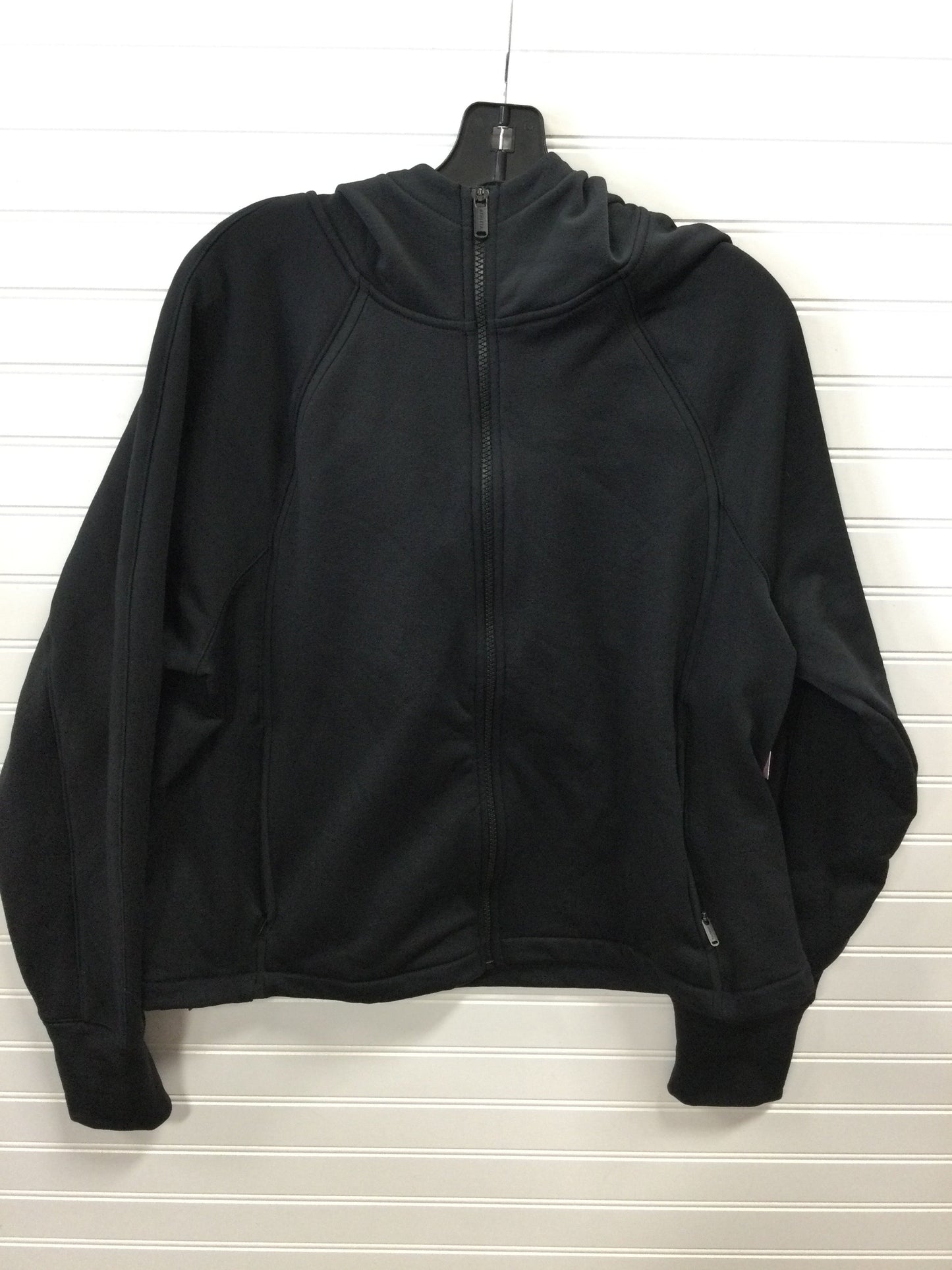 Athletic Jacket By Athleta In Black, Size:L