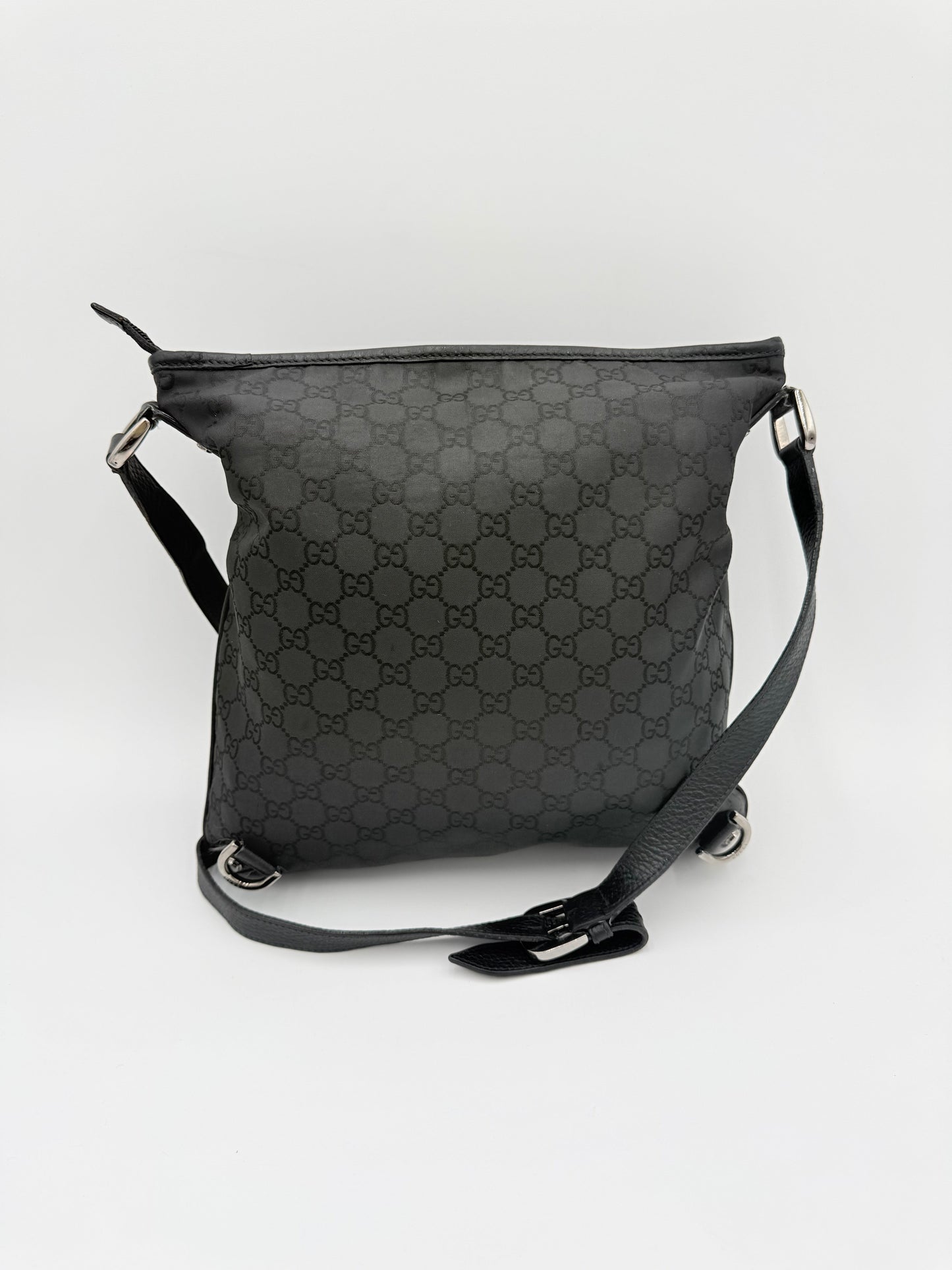 Crossbody Luxury Designer By Gucci In Black, Size:Medium