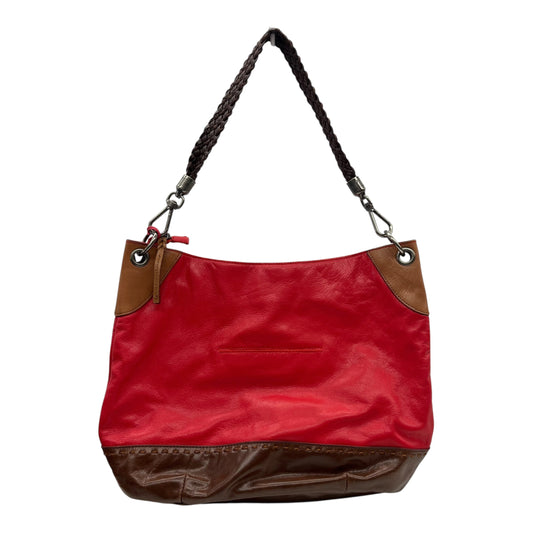 Handbag Leather By The Sak In Red, Size:Medium