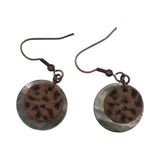 Earrings Dangle/Drop By Clothes Mentor In Brown & Grey