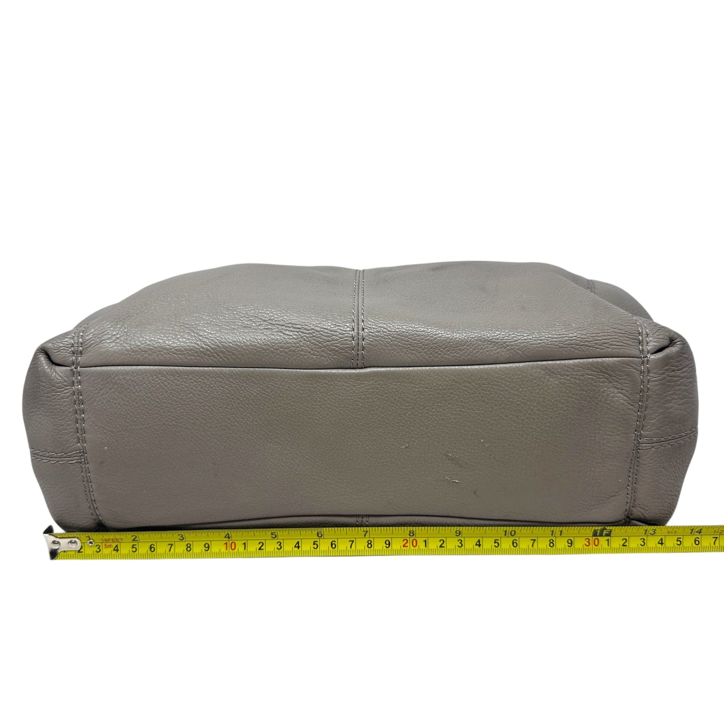 Lexy Pebble Leather Shoulder Bag Designer By Coach, Size: Large