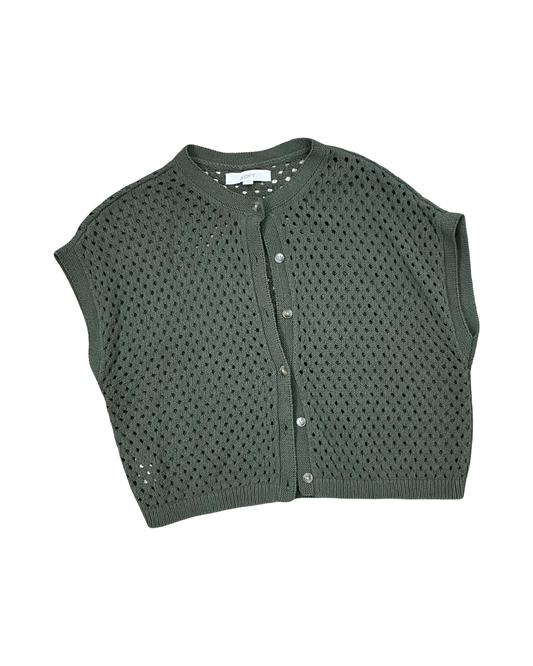 Cardigan By Loft In Green, Size:M
