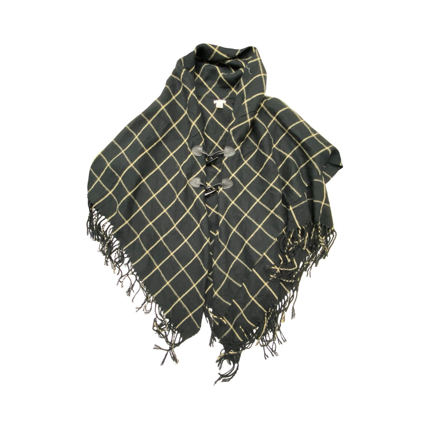 Shawl By Croft And Barrow In Blue & Brown, Size:Osfm