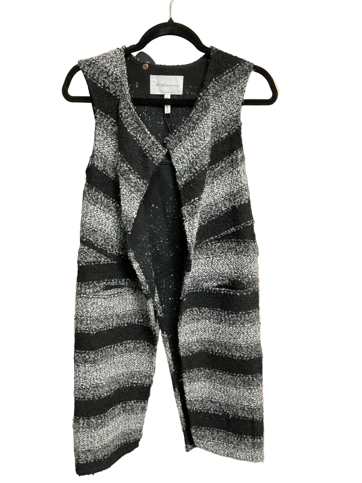 Vest Other By Bcbgeneration In Black & Grey, Size:Xs