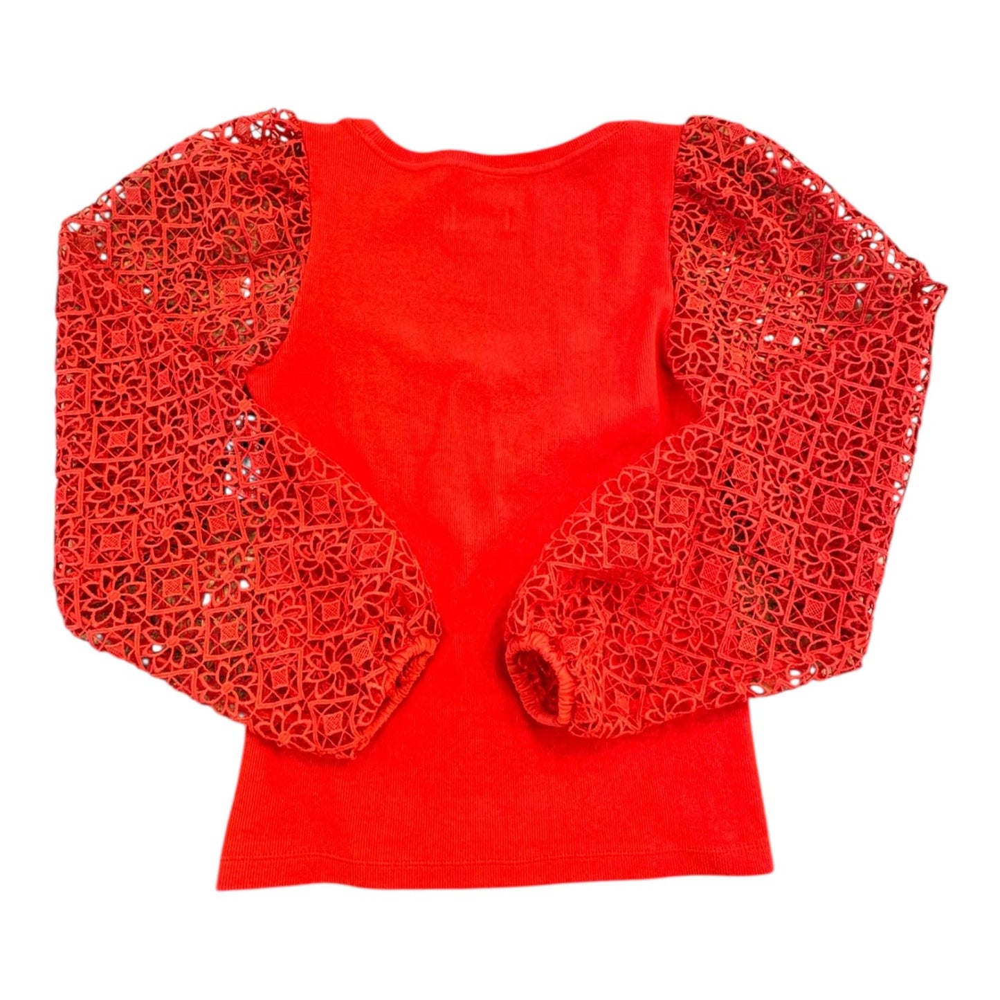 Top Ls By Maeve In Blood Orange, Size:Xs