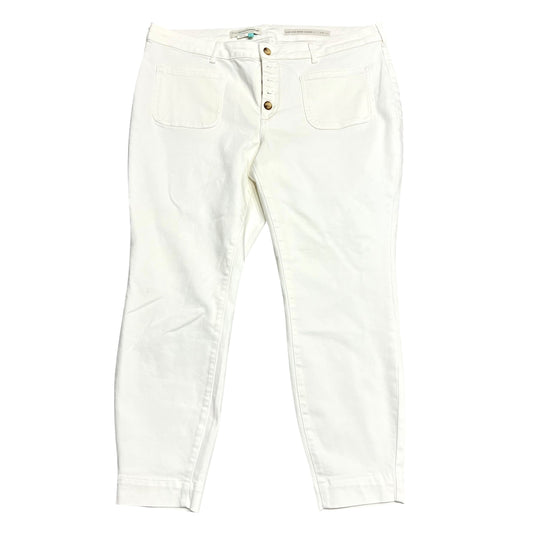 Jeans Jeggings By Pilcro In Cream Denim, Size: 20