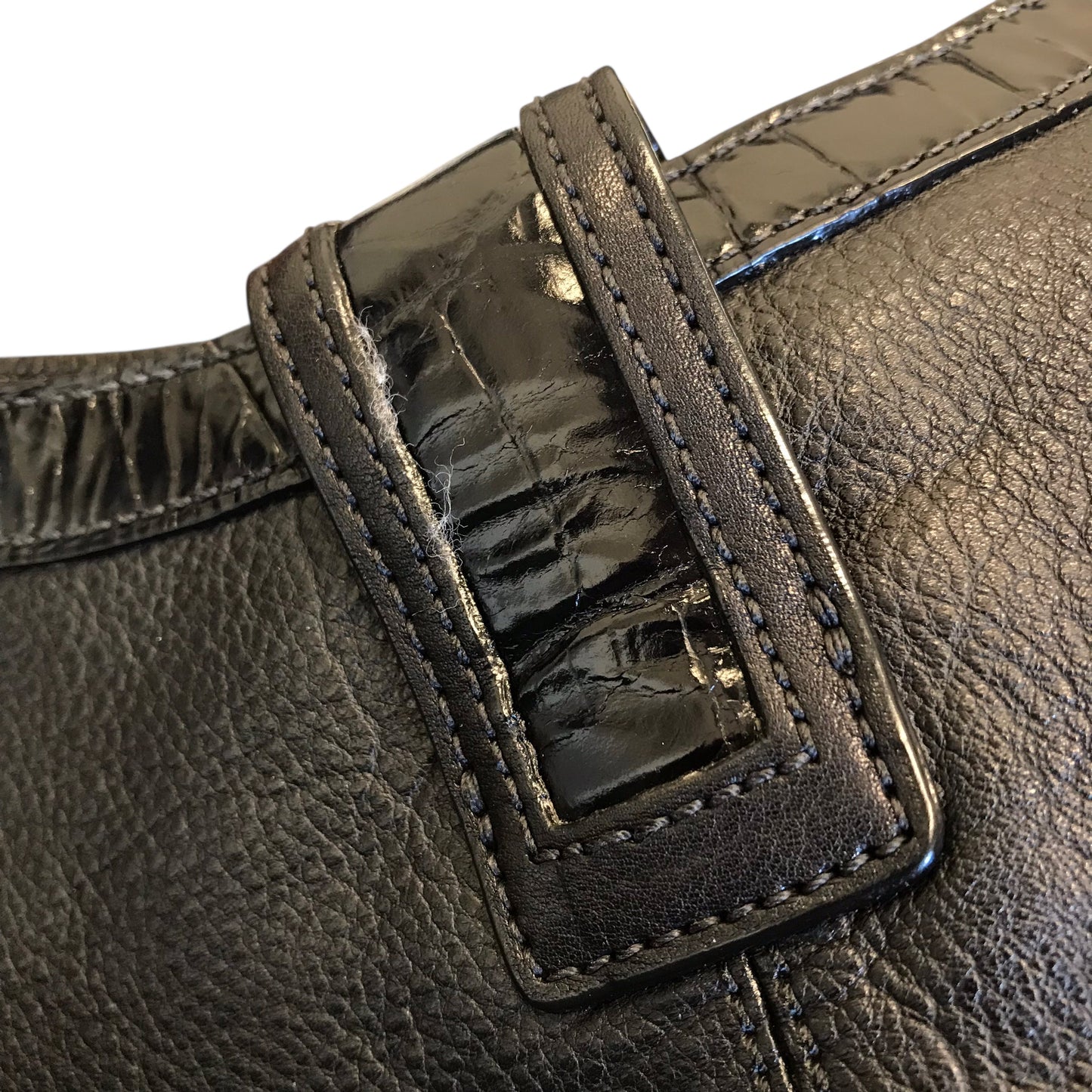 Handbag Leather By Brighton In Black, Size:Medium