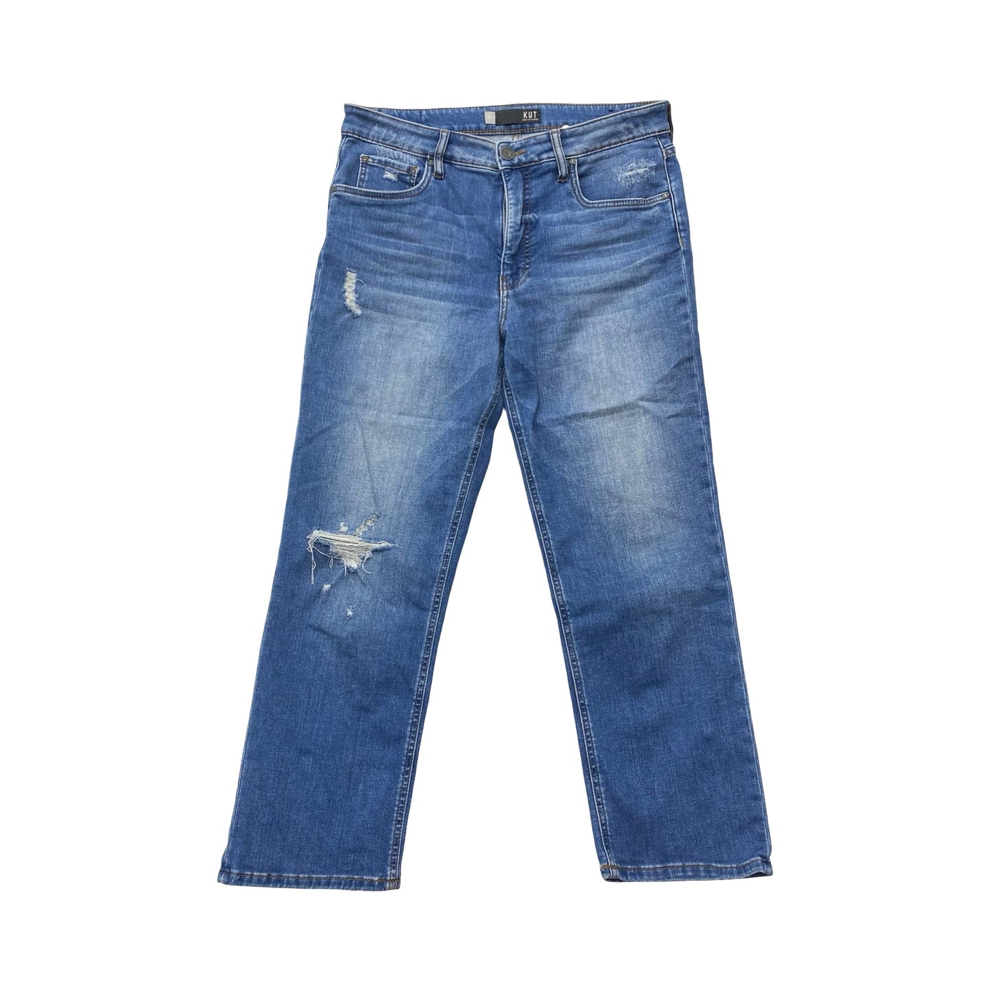 Jeans Straight By Kut In Blue, Size:10