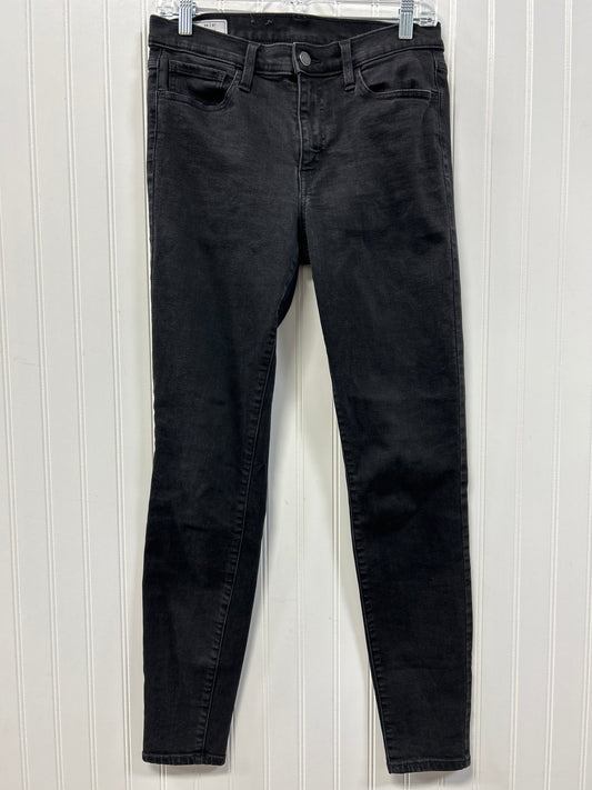 Jeans Skinny By Gap In Black Denim, Size:8L