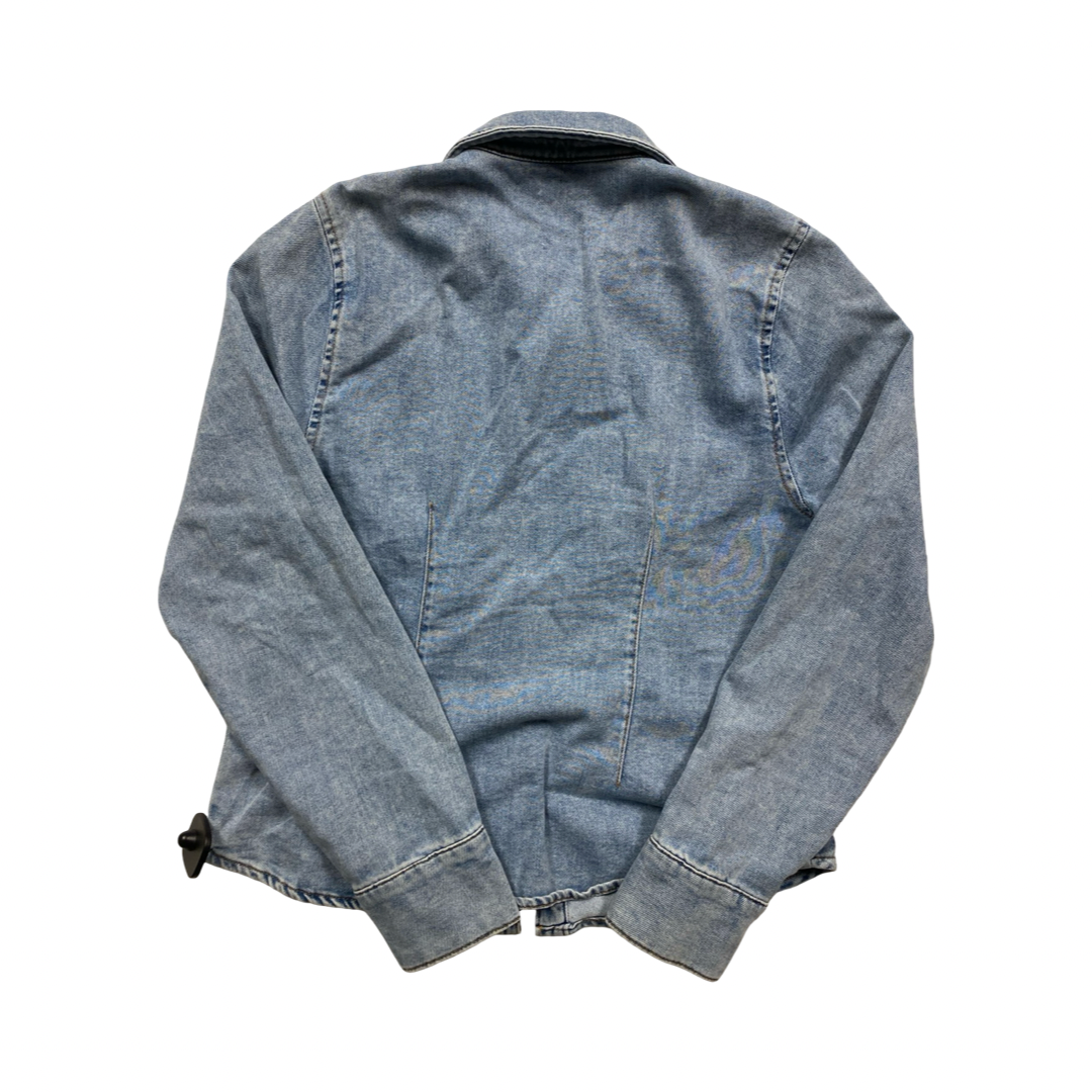Top Ls By Oat In Blue Denim, Size:L