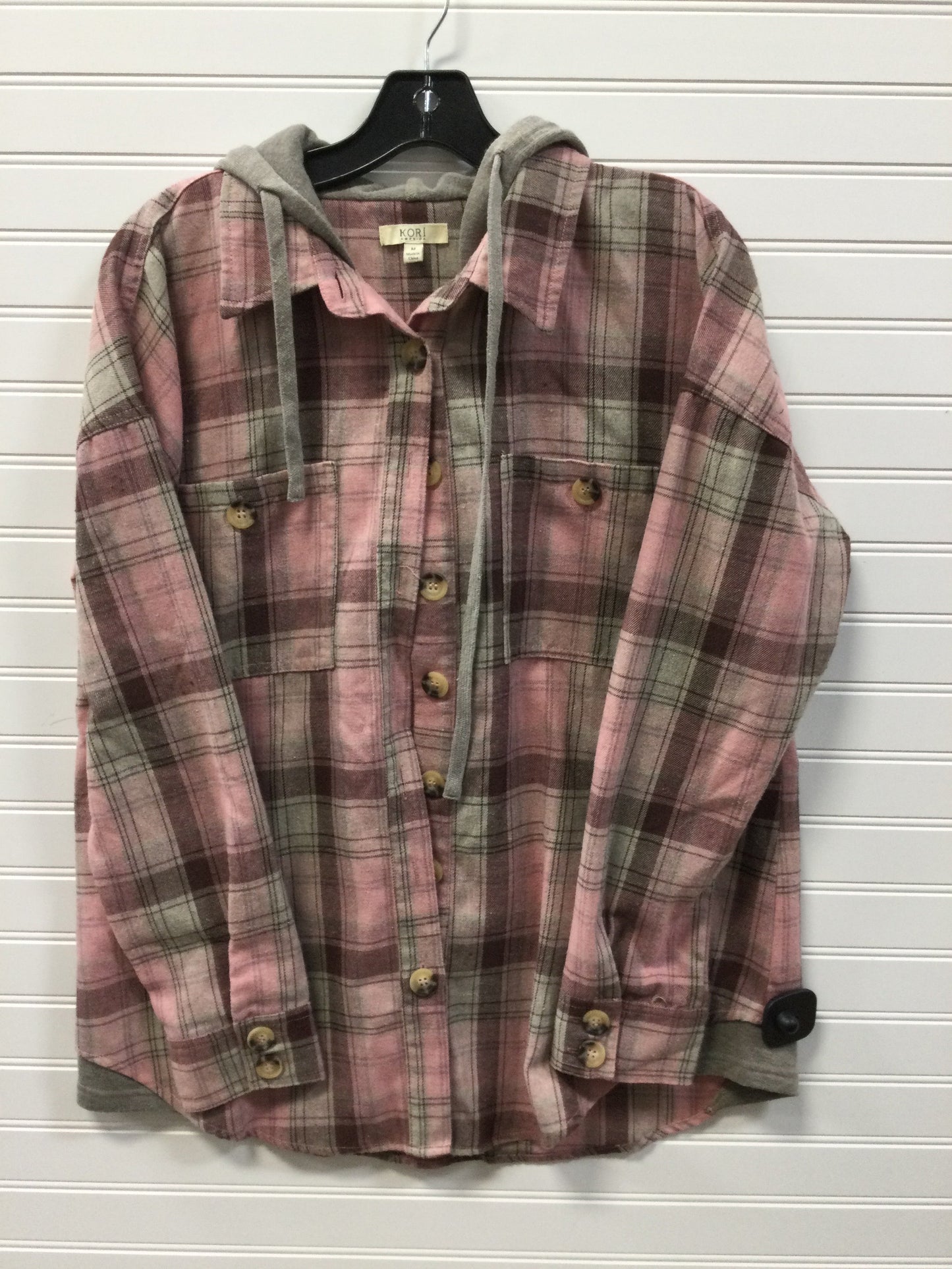 Top Ls By Kori America In Pink, Size:M