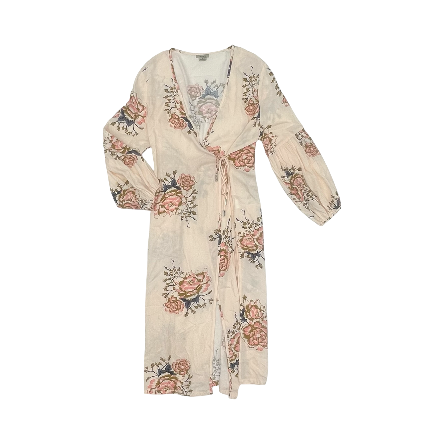 Dress Casual Midi By Clothes Mentor In Floral Print, Size:M