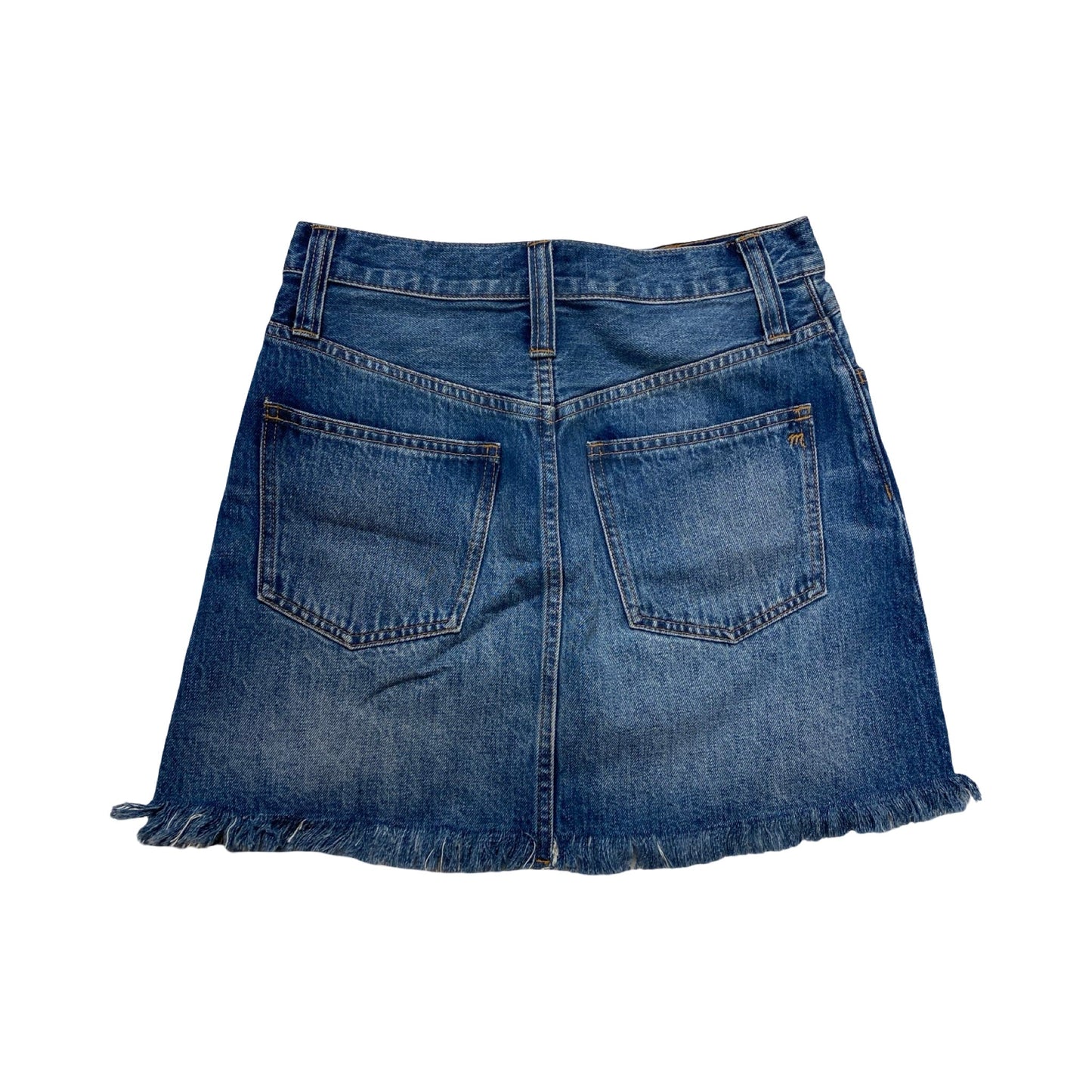 Skirt Mini & Short By Madewell In Blue Denim, Size:0