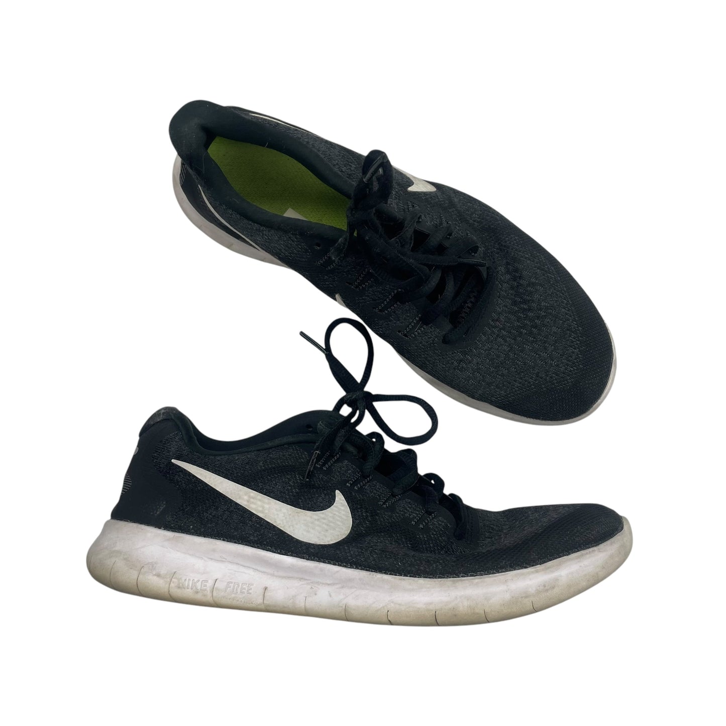 Shoes Athletic By Nike In Black & White, Size:8.5