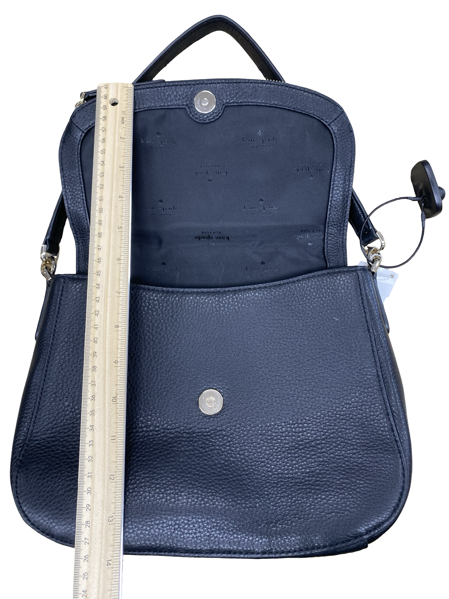 Handbag Designer By Kate Spade In Black, Size:Medium