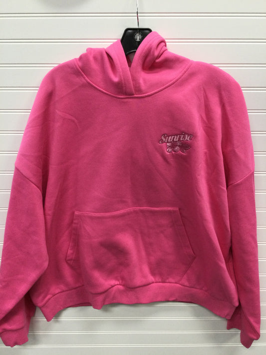Sweatshirt Hoodie By Cmc In Pink, Size:Xxl
