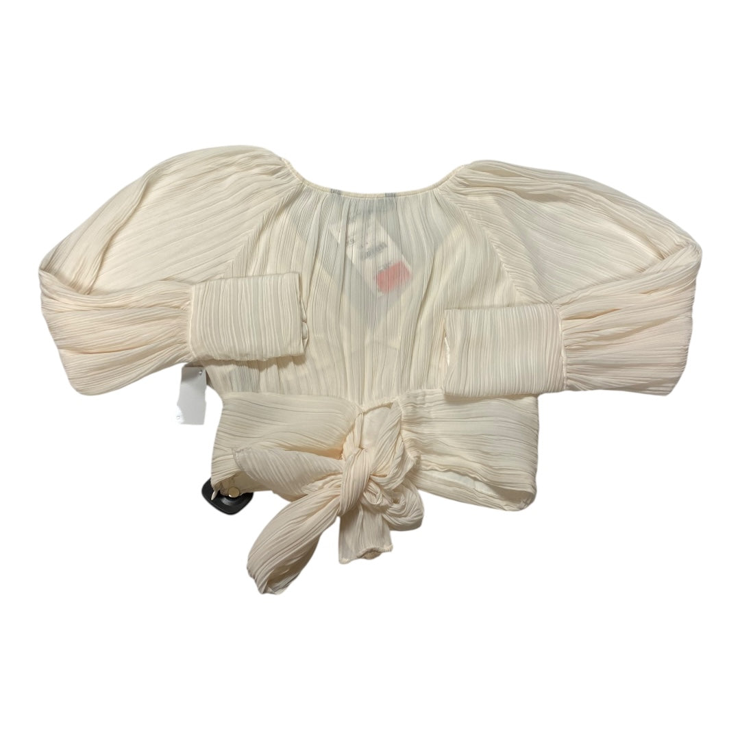 Top Ls By Zara In Cream, Size:Xs