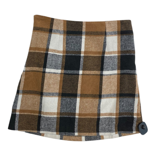 Skirt Mini & Short By Cupshe In Plaid Pattern, Size:M