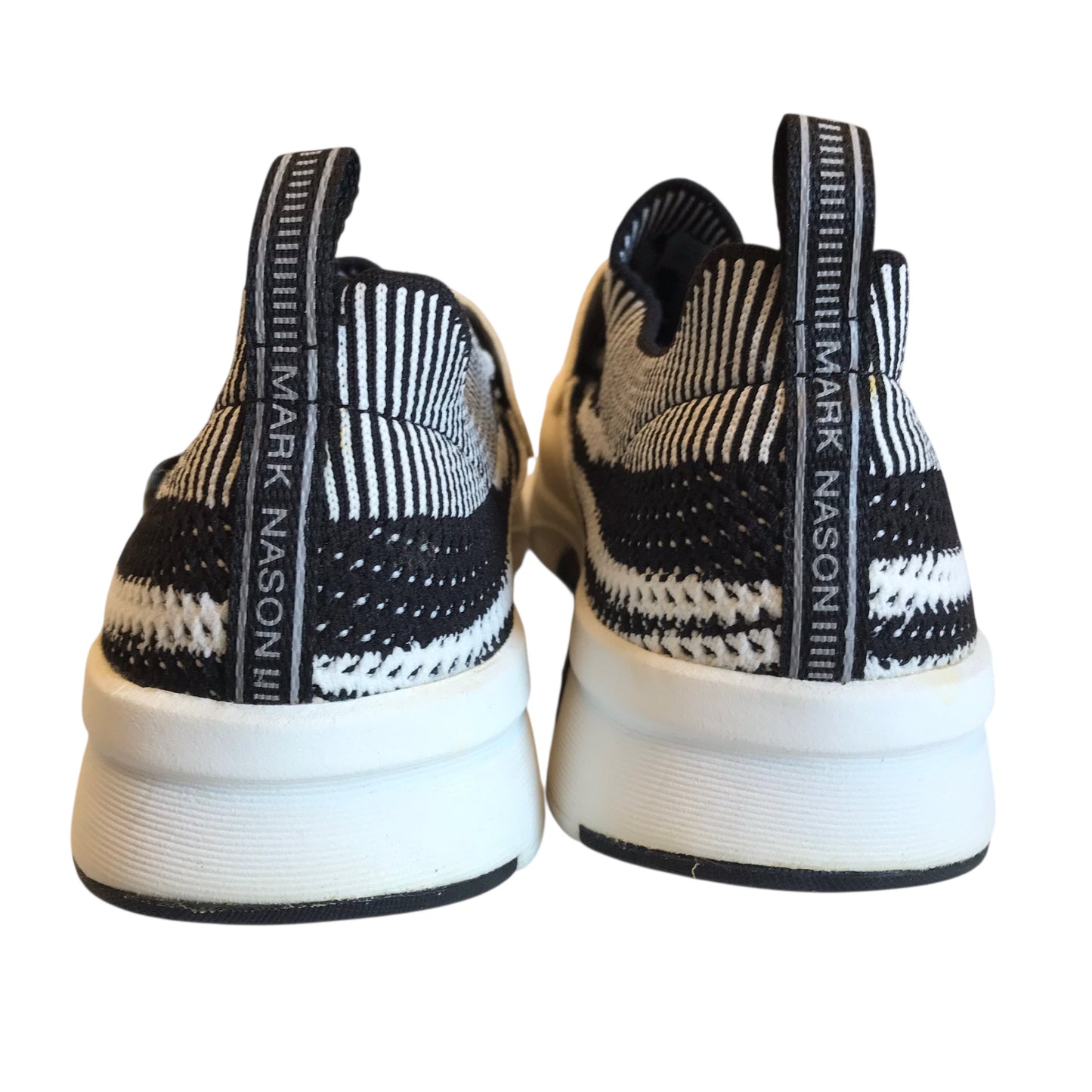 Shoes Sneakers Mark Nason In Black & White, Size:8